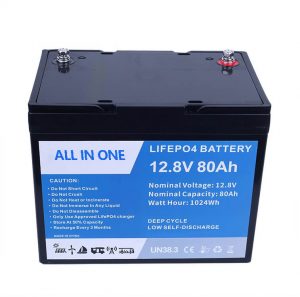 12.8V 80Ah Baterei sing Bisa Diisi Ulang Baterei Lithium Ion