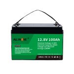 Pabrik khusus Daya 12V 100AH LiFePO4 Lithium Besi Fosfat Siklus Jero Baterai Mobil Laut Solar RV Baterai