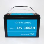 Lifepo4 Lithium Iron Phosphate Battery Pack 12 v 100ah dengan bms untuk RV Skuter Mobil Listrik