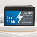 Paket Baterai Lithium Ion 12V 15Ah Baterai Lifepo4 Deep Cycle