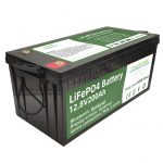 Jual paling larang 2.56KWh bathi lifepo4 12v 200Ah 6000 siklus baterai