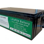KABEH ING SATU 2.56KWh 2000 siklus 12v baterai lithium 200ah pack lithium kanggo kendaraan listrik