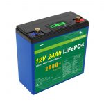 Solar Deep Cycle 24v 48v 24ah Lifepo4 Pack Batere Batere UPS 12v 24ah Baterai