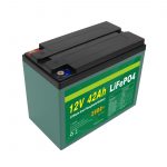 Pangopènan Paket Baterai Surya 12v 40ah 42ah Lifepo4 Sel Lifepo4 Seluler Kanthi BMS