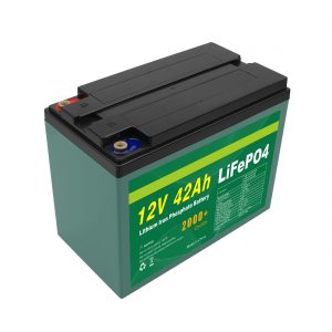 Pangopènan Paket Baterai Surya 12v 40ah 42ah Lifepo4 Sel Lifepo4 Seluler Kanthi BMS