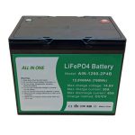 ALL IN ONE Silinder 2000 siklus batere baterai lithium 12v60Ah kanggo storag energi