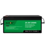 25.6V 150Ah LiFePO4 Acid Replaced Lithium ion Battery Pack 24V 150Ah