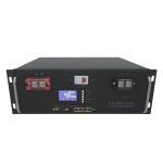 6000 Siklus 48V 100Ah 5Kwh RS48 LiFePo4 Baterai Solar karo Kabinet 5U