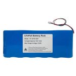 Paket Baterai Lifepo4 9.6V 12AH 3S2P Kanggo Lampu Jalan Surya