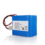 6.4V 12Ah LiFePO4 Recharge Lithium 26650 32650 Pack Batere karo Konektor kanggo Lampu Surya